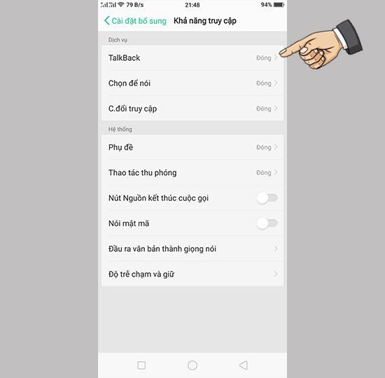 K&iacute;ch hoạt t&iacute;nh năng